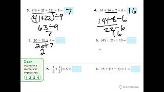 2.2 Order of Operations