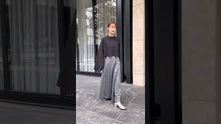 【秋のモノトーンコーデ5選！】本編は18:00公開！#shorts #short #モノトーン #コーデ #コーディネート#アパレル#アパレル女子 #アンジェム#angaime #新作 #秋冬