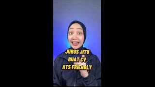 Jurus Jitu Buat CV ATS Friendly #Short #TipsCV #tipskerja #CV #BUMN #trikcv #curriculumvitae #inidia