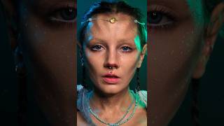 Avatar + Human makeup 🍃 #makeup #shortstiktok #tiktok #makeupartist #shortsvideo #shortsmakeup