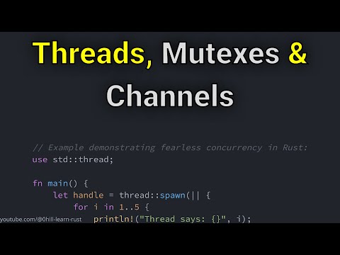 Concurrency in Rust: Threads, Mutexes & Channels