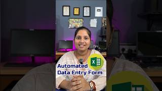 😎🔥 Automated Data Entry Form In Excel 😎 Advance Excel Trick #ytshorts #shorts #excel #computer