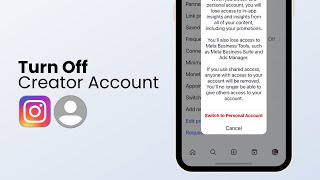 How To Turn Off Creator Account on Instagram