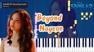 [모아나 2 OST] 나연 '저너머로' 피아노 튜토리얼 + 악보
