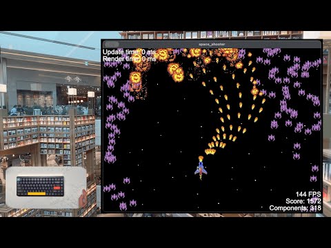 [ ASMR ] 🎮 Space Shooter Flame Game Engine Tutorial 👾