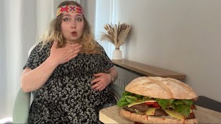 My Belly vs a 20,000 Calorie Burger