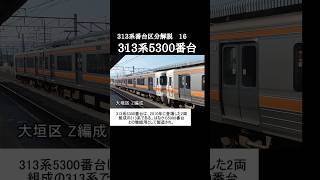 313系番台区分解説 16 313系5300番台 #鉄道 #313 #313系5300番台