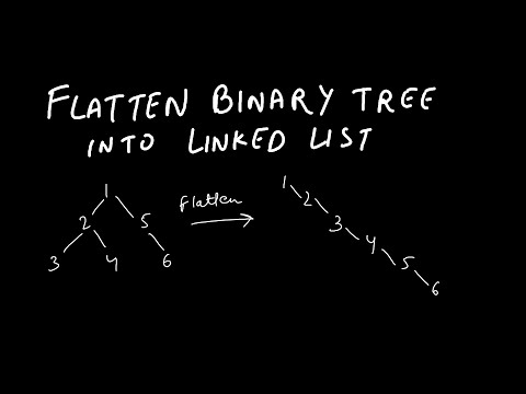 Amazon's Coding Interview Question | Flatten Binary Tree to Linked List