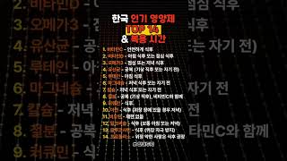 한국 인기 영양제 TOP 14 & 복용 시간