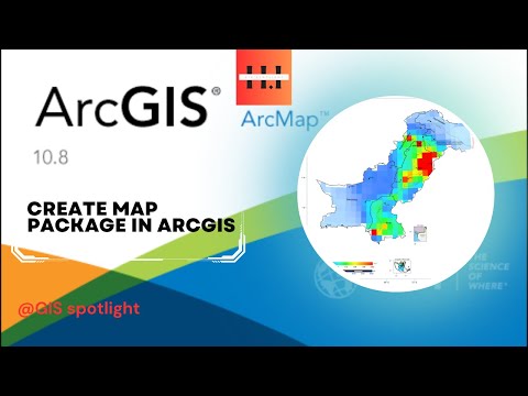how to create map package in ArcGIS #learn #arcgis