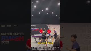 场上用心沟通的好哥们，一起赢下比赛后，梁靖崑还选择加练！期待双甜组合越来越好的发挥！#王楚钦