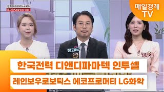 [친절한 종목상담 4989] 한국전력 디앤디파마텍 인투셀 레인보우로보틱스 에코프로머티 LG화학
