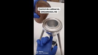 Comprobamos la fluidez del ORGANOSUL NS