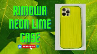 Rimowa Fluo/Neon Lime Case For iPhone 12 & 12 Pro | Coolstuff