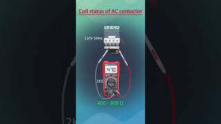 how to check contactor coil #contarara #cóilalin #diytutorial #trending #trend #viralshorts #tool
