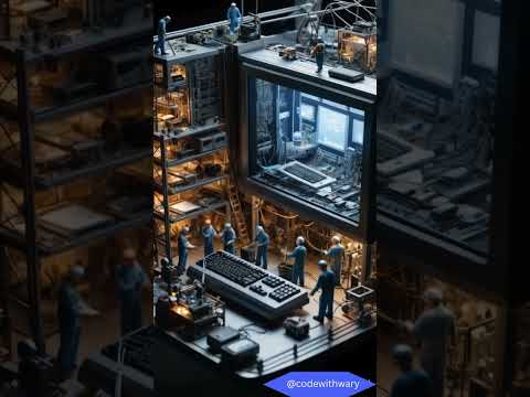 Miniatures Assembling a CPU 🖥️  Tiny Tech Engineers at Work! 🔧 #shorts