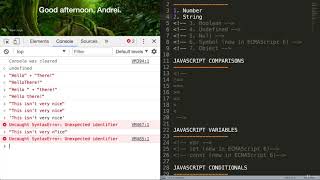 Web Develop & Design Course (Part 50) - Your First Javascript - FHD [NO ADS]