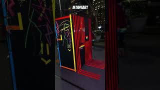 MAKE YOUR OWN GLOW workshop.#tapeart #tapeartist #tapeartnyc #tapeartusa #newyorkartist  #nyc