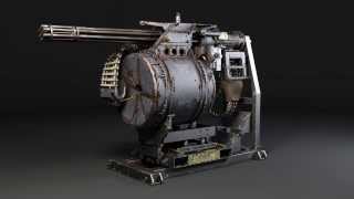 Josh Flores 3D Artists I M61-A Vulcan cannon model I cgflores.com