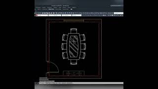 Automatic dining room layout CAD Shorts #8