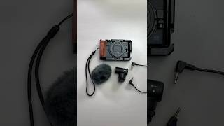 Jak připojit Sony ECM-G1 k Sony RX100 VII #rx100 #rx100vii #ecm-g1 #sony #mic #microphone