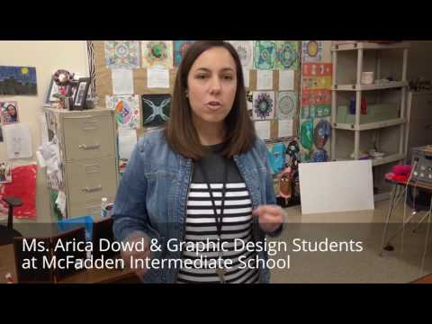 SAUSD Student-Powered Showcase - Ms. Arica Dowd & McFadden IT K-8 Graphic Design Students