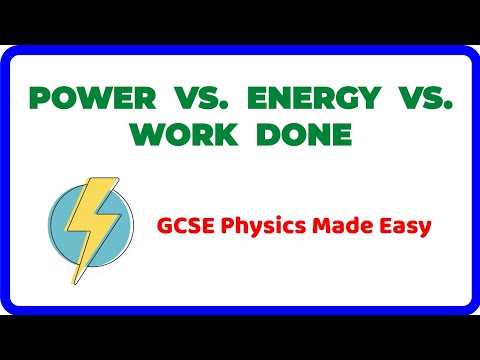How to Calculate Power, Work and Energy