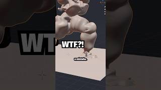 My first full body sculpt is kicking my butt #blender3d #digitalart