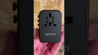 Fast 70W Universal Travel Adapter - Perfect for Travel! #epicka