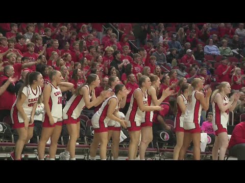 Highlights from day 2 of Iowa high school girls basketball tournament