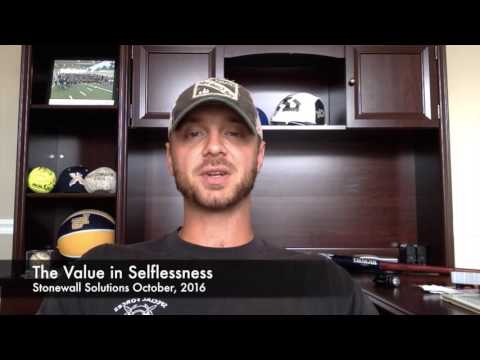 October Value in Selflessness