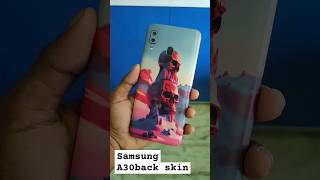 Samsung A30 back skin👽👽#viral #samsung #trending #backskin #shorts #short #phone #mobile