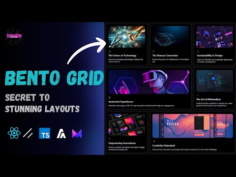 BentoGrid: Simplify Responsive Layouts #BentoGrid #WebDesign #ResponsiveLayouts #UIUX