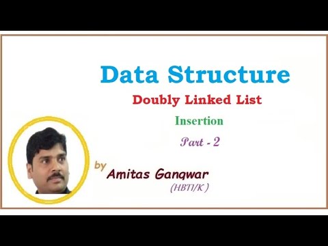 Data Structure (Doubly Linked List ) Insertion Part-2