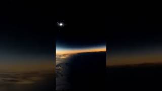 Solar Eclipse seen at 46,000ft 📸 Sylvain Chapeland #solareclipse #Space #SpaceX #elonmusk #explore