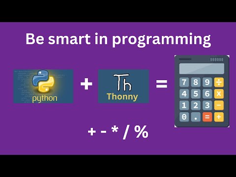 Create a Python-based calculator program in Thonny. #calculator #python #thonny #programming