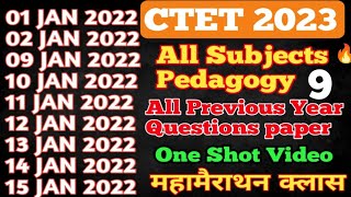 #Ctet 2023💯All PYQ questions from ctet_2022 exam #ctet_pyq @ShivayEducation99
