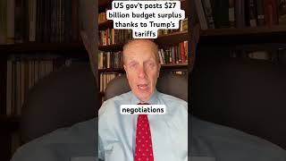 US gov’t posts $27 billion budget surplus thanks to Trump’s tariffs