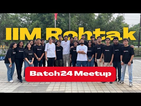 IIM Rohtak IPM Batch 2024-29 Introduction | AceIPM Students' Meetup!