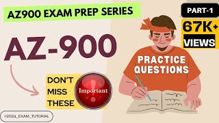 EP01: AZ-900 🔥IMPORTANT TOPICS🔥Azure Fundamentals | Exam Prep Series | Free PDF