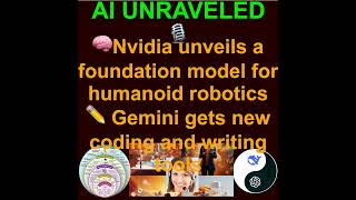 AI Daily News March 19 2025: 🥰 Disney's robots will be powered by Nvidia and Google ✏️ Gemini get...
