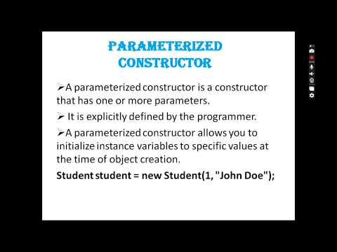 Constructor in java