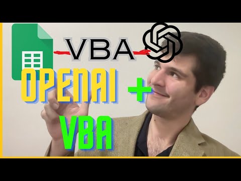 VBA & OpenAI Tutorial: Do anything in excel with an openai powered VBA userform
