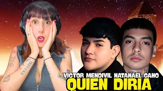 (REACCIÓN)4. Quien Diria - Victor Mendivil x Natanael Cano (Visualizer Oficial)