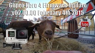 New Gopro Hero 4 Firmware Update v02.00.00 with Gopro App = )