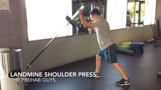 Standing Landmine Shoulder Press - Developing Overhead Control