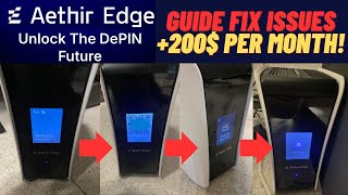 AETHIR EDGE Guide Installation - How Fix Waiting for Network, Stake & Unauthorized +200$ per Month!🔥