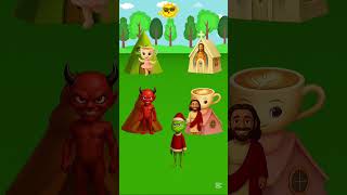 Whose Tent Is Holy? 😈✨Scroll or Stay with Jesus!🙏 #biblequiz #jesus #shorts