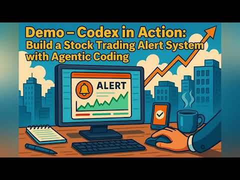 Demo Codex in Action 🔥 Build a Smart Stock Alert System Using Agentic Coding | GenAI Demo #codex