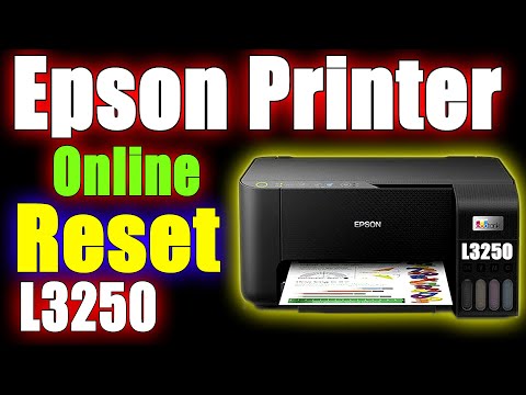 Epson Printer Online Reset l3250 | #resetprinter #epson